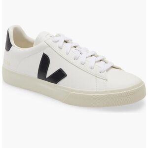 Veja Cream Sneakers with Black Accents